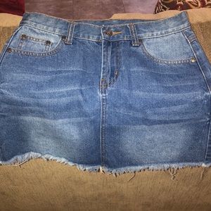 Denim skirt